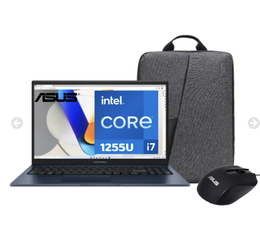 Laptop Asus X1504za-nj981 Intel Core I7-1255u Ram 16gb Ssd512gb 15.6″ Fhd Freedos EspaÑol Incluye Mochila+mouse Blue – X1504za-nj 981