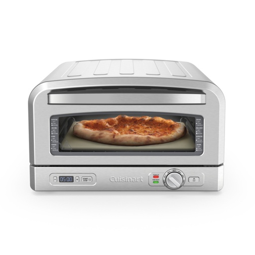 [CUI-CPZ120BRFP] Horno de pizza cuisinart artesanal hasta 12.5 pulg. luz con visualizacion acero inox